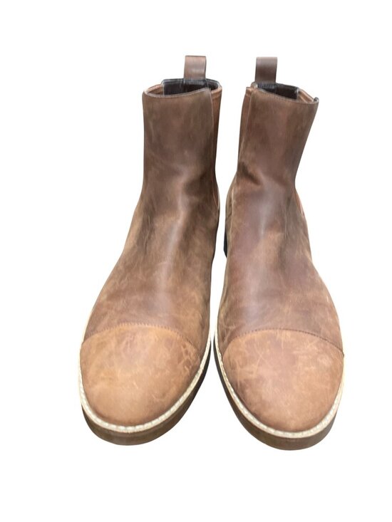 Cole Haan mens brown lather ankle classic chukka boots sz 11B SKU 10-464 main image 11